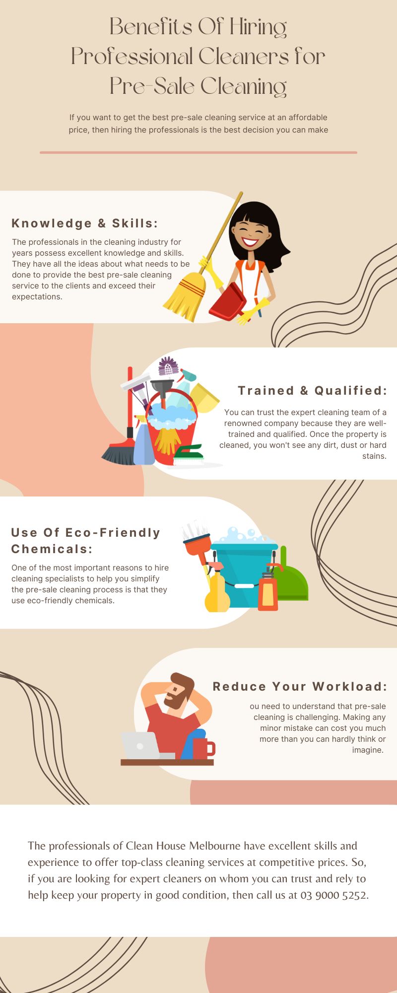 Benefits Of Hiring Professional Cleaners for Pre-Sale Cleaning