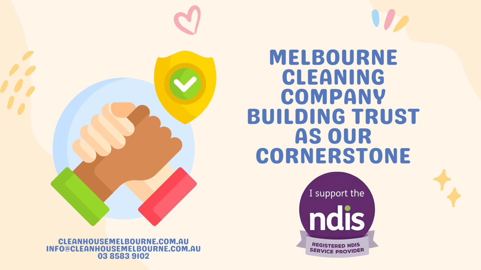 MELBOURNE CLEANING COMPANY_ BUILDING TRUST AS OUR CORNERSTONE