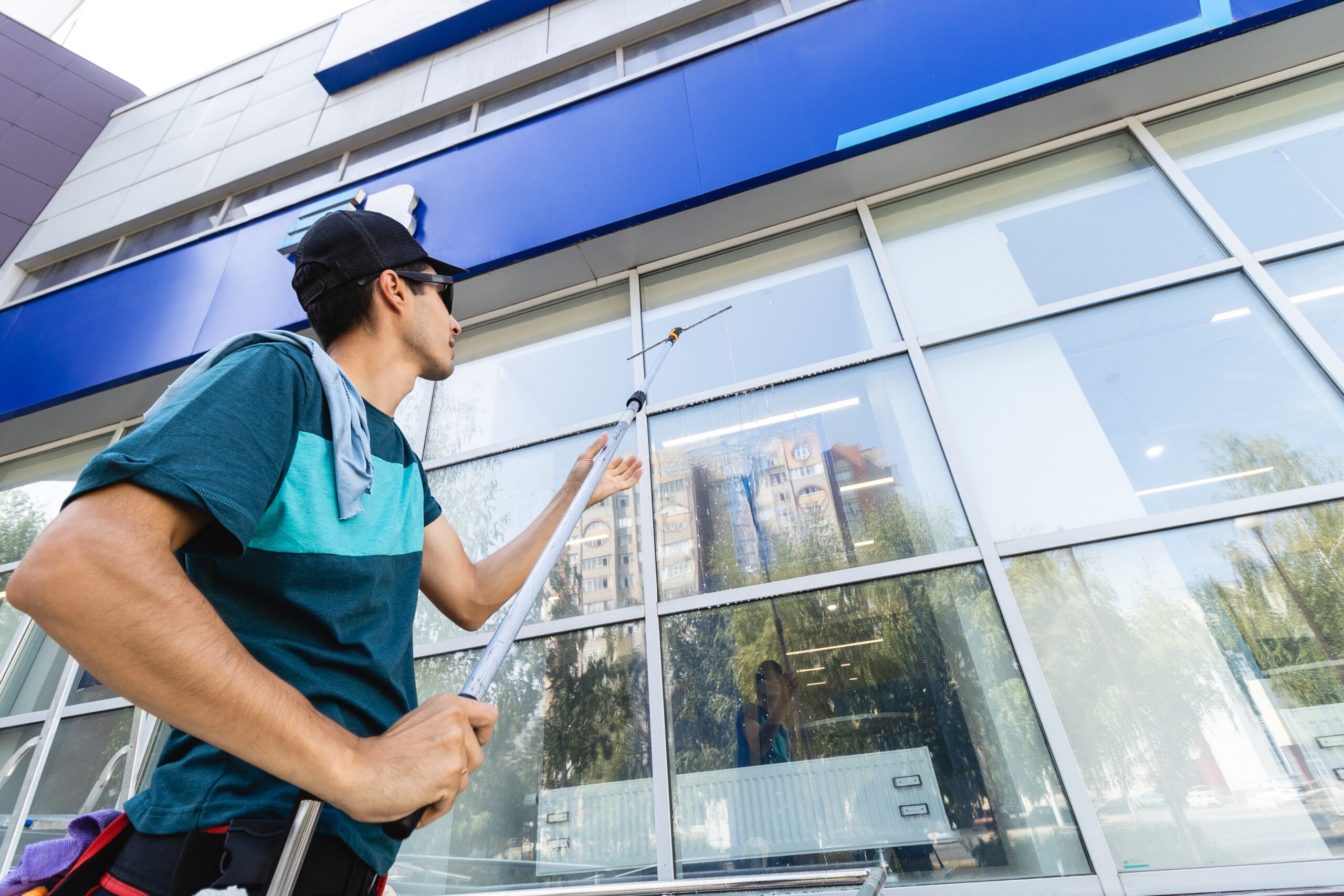 Professional window cleaners 